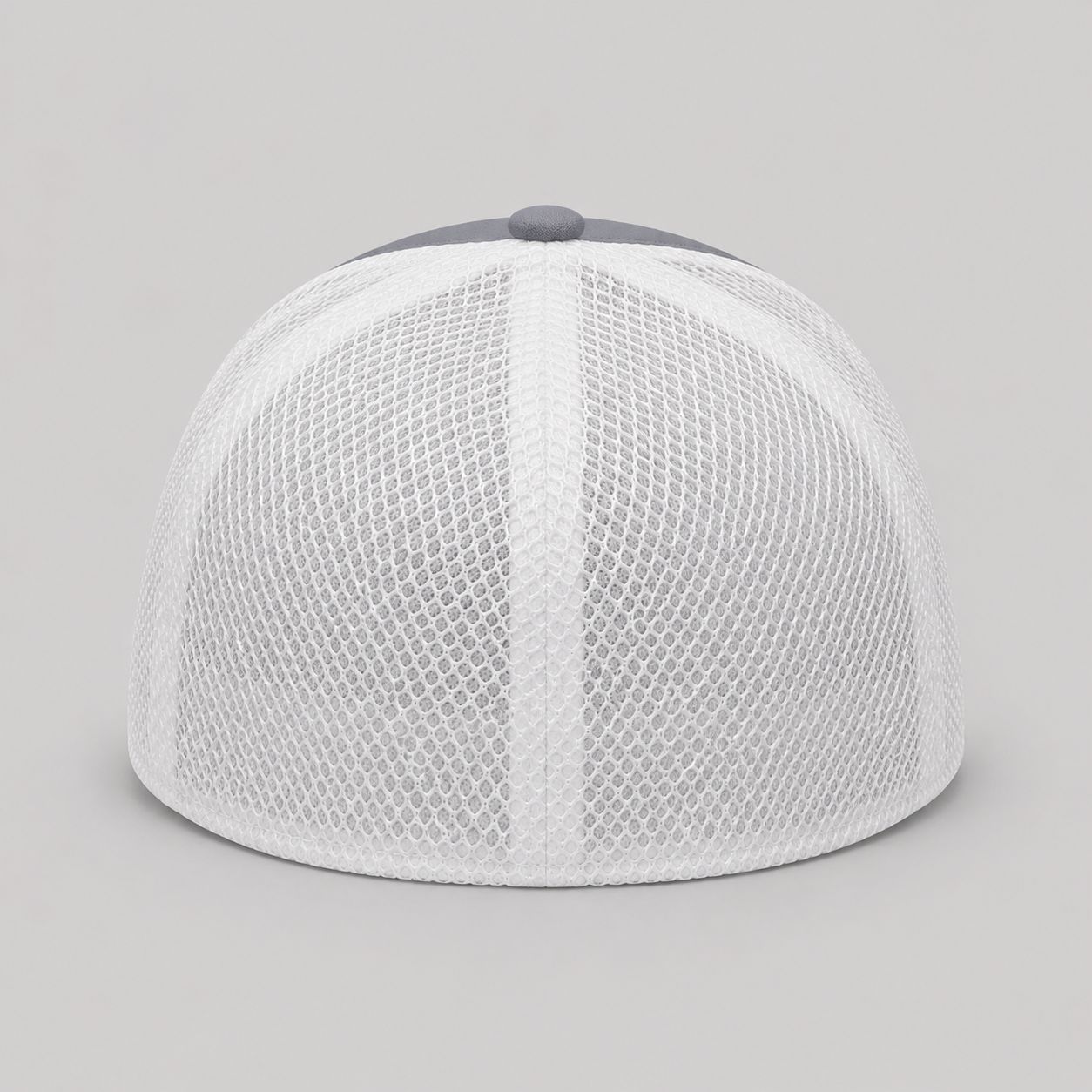 UltraFlex Athletic Fitted Cap Grey/white