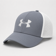 UltraFlex Athletic Fitted Cap Grey/white