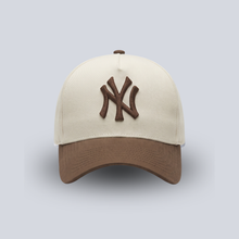 Classic Baseball Cap Brown Cream