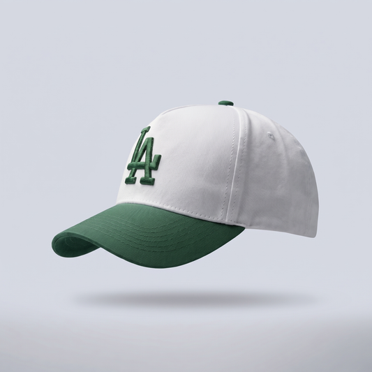Classic Baseball Cap Green White