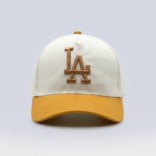 Classic Baseball Cap Orange White