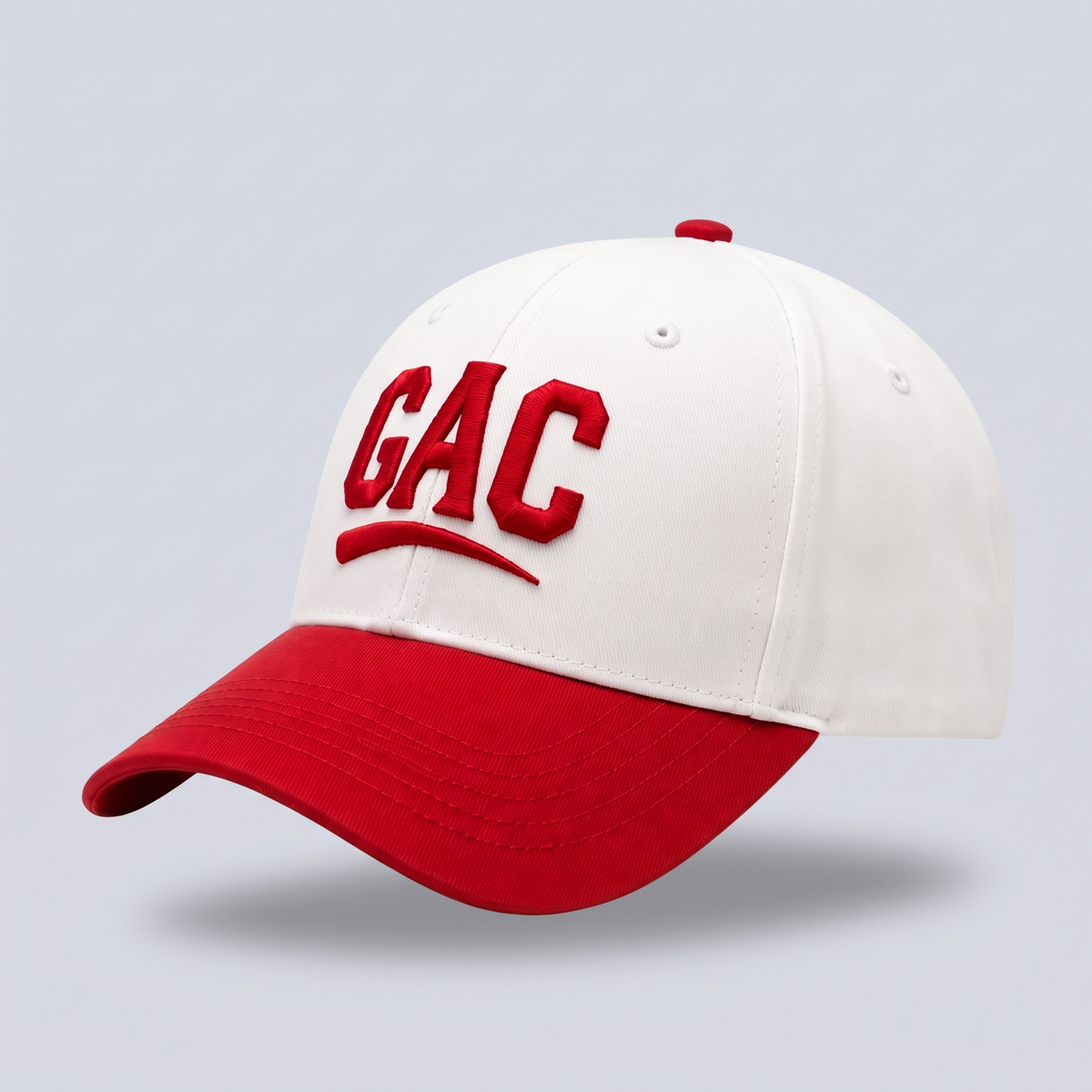 Classic Baseball Cap Red White