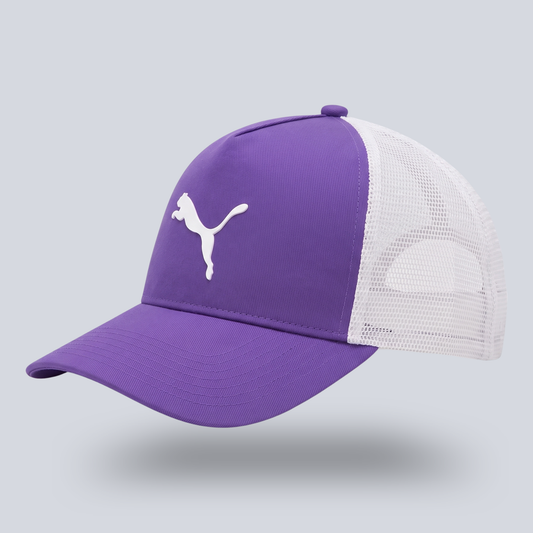Classic Trucker Cap Violet purple / White