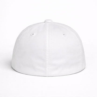 UltraFlex Athletic Fitted Cap White