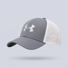 UltraFlex Athletic Fitted Cap Grey/white