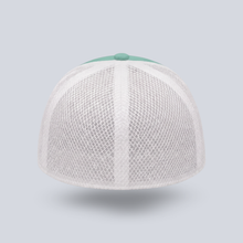 UltraFlex Athletic Fitted Cap Mint Green/White