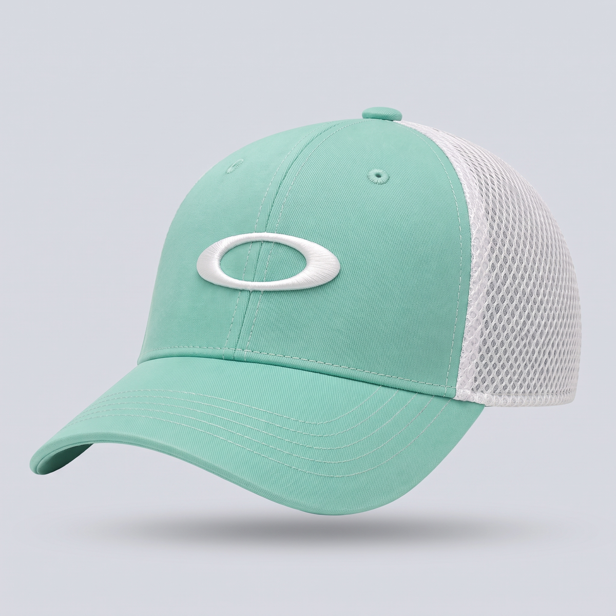UltraFlex Athletic Fitted Cap Mint Green/White