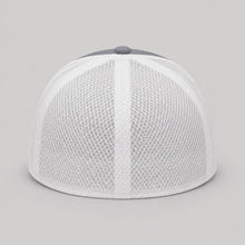 UltraFlex Athletic Fitted Cap Grey/white