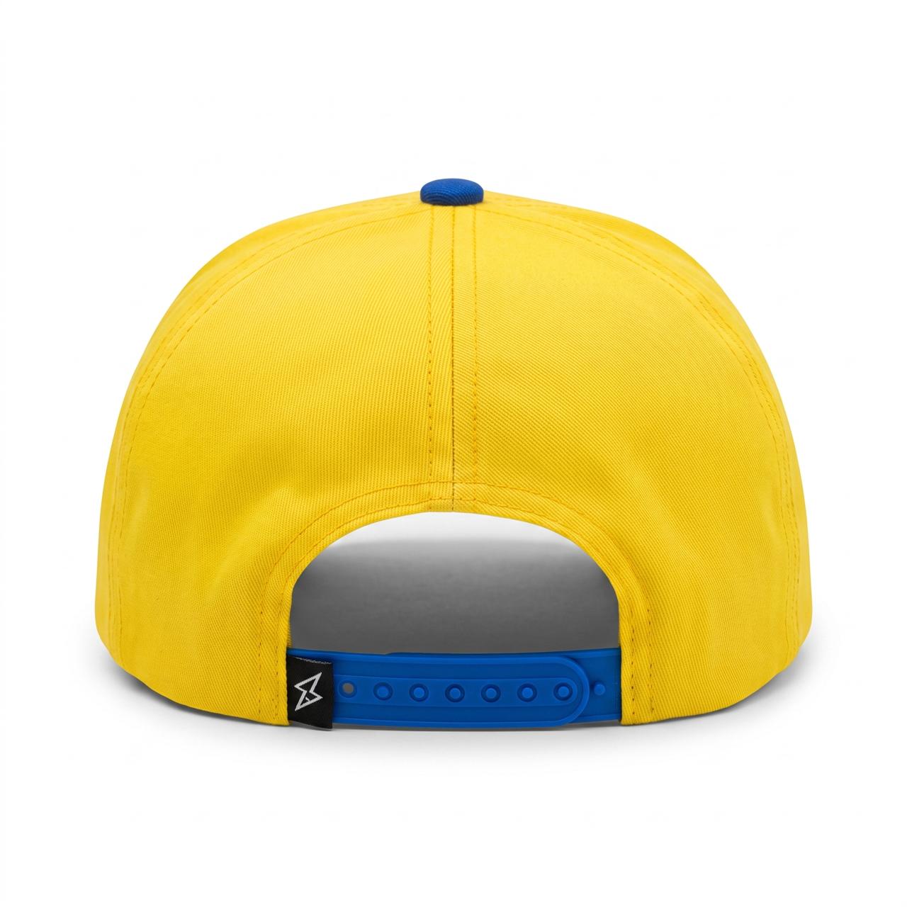 Classic Baseball Cap Royal Blue/Musturd Yellow