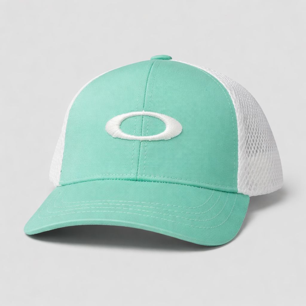 UltraFlex Athletic Fitted Cap Mint Green/White