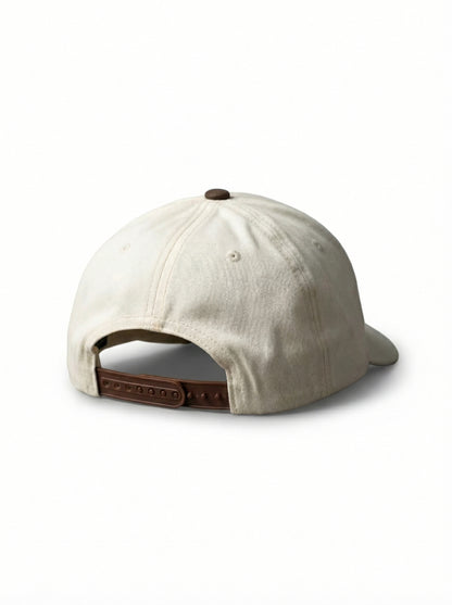 Classic Adjustable Cap Brown Cream