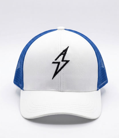 Classic Trucker Cap GAC logo Blue white