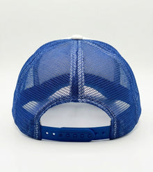 Classic Trucker Cap GAC logo Blue white