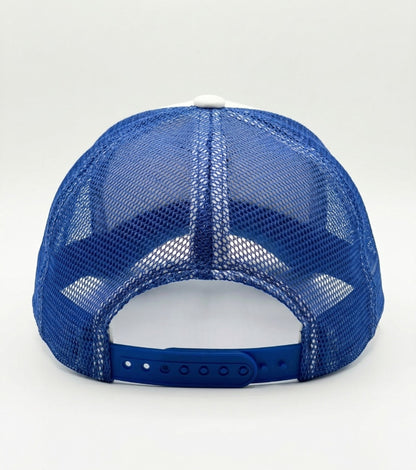 Classic Trucker Cap GAC logo Blue white