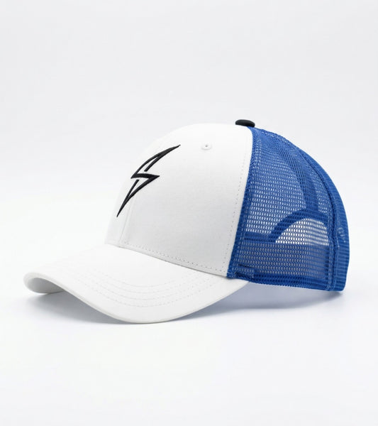 Classic Trucker Cap GAC logo Blue white
