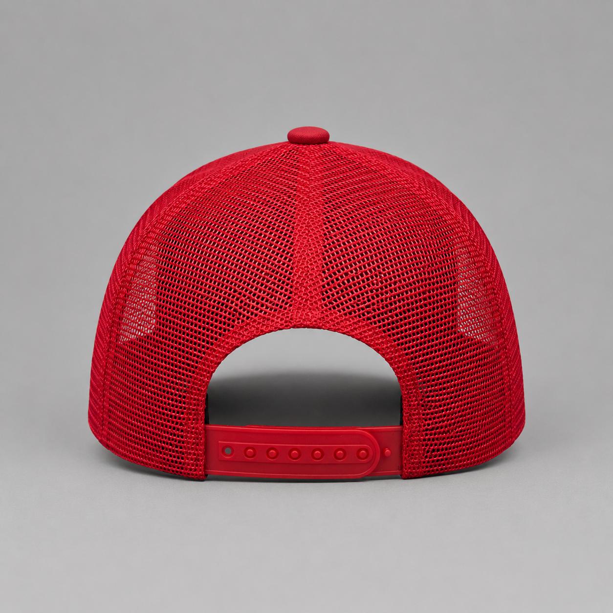 Classic Mesh Trucker Cap  Red