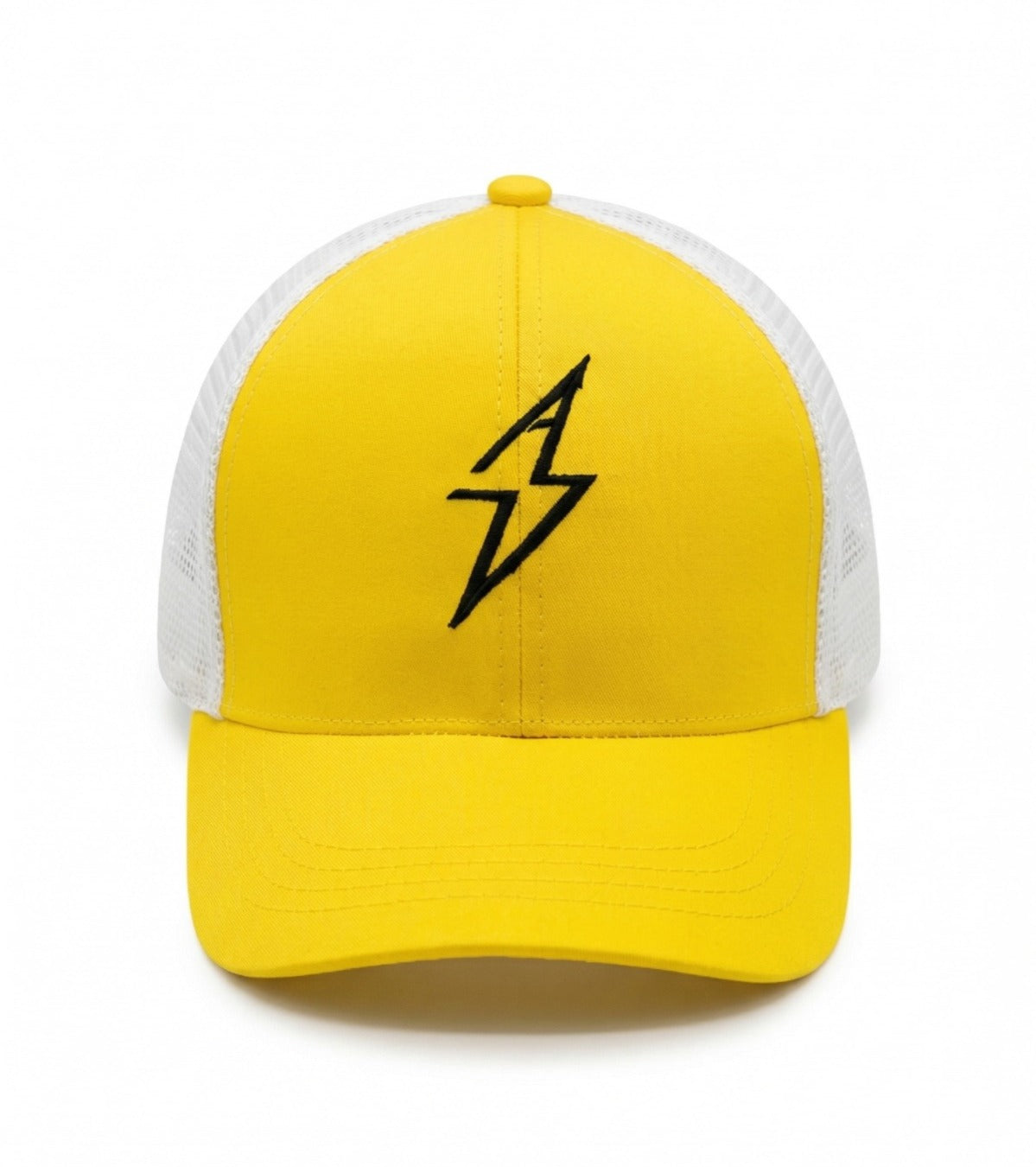 UlltraFlex Athletic Fitted Cap GAC logo Yellow White