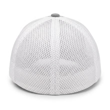 UltraFlex Athletic Fitted Cap Grey/white